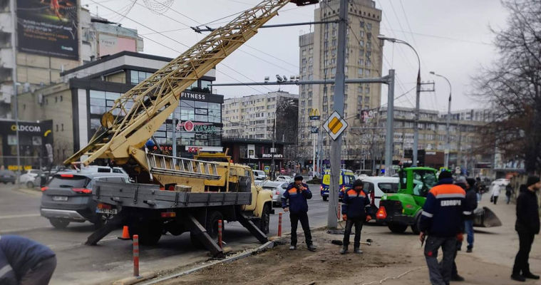 Пешеходный переход в столичном секторе Рышкановка заменят светофорами.