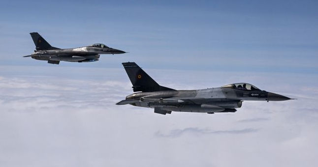 România a ridicat în aer avioane F-16 din cauza detectării unei drone.