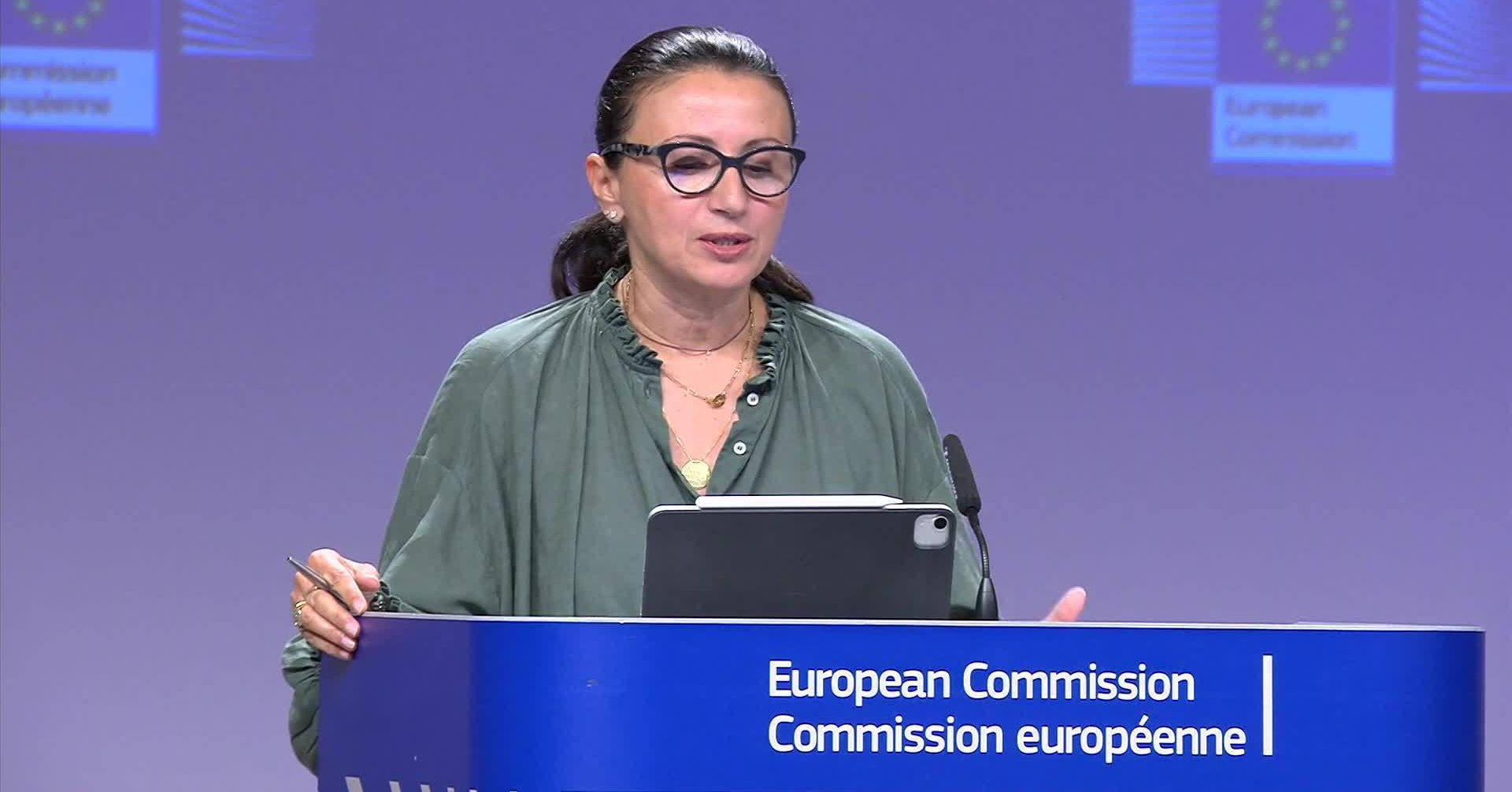 Пресс-секретарь внешнеполитической службы ЕС Набила Массрали.