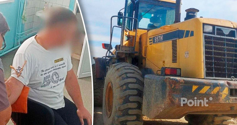 В Григориопольском районе мужчина погиб, выпав из кабины погрузчика.