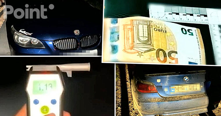 Молодого человека из Оргеева поймали без прав и пьяным за рулем BMW.