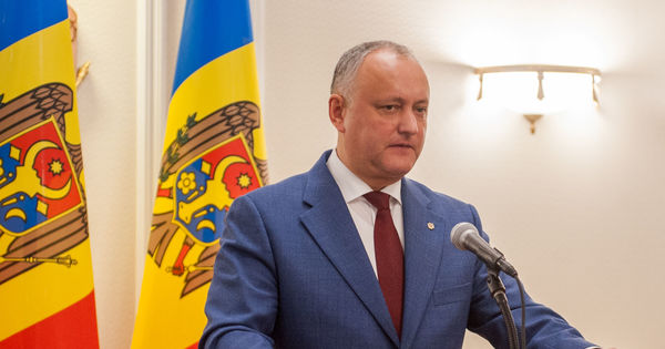 Президент Республики Молдова Игорь Додон. 