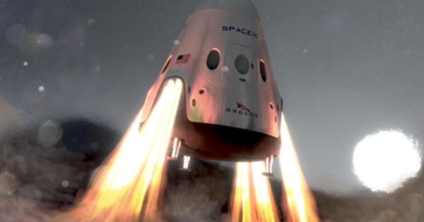 SpaceX назвала места посадки марсианского корабля.