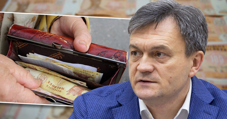 Речан: В конце февраля будет представлена точная цифра индексации пенсий. Коллаж: Point.md