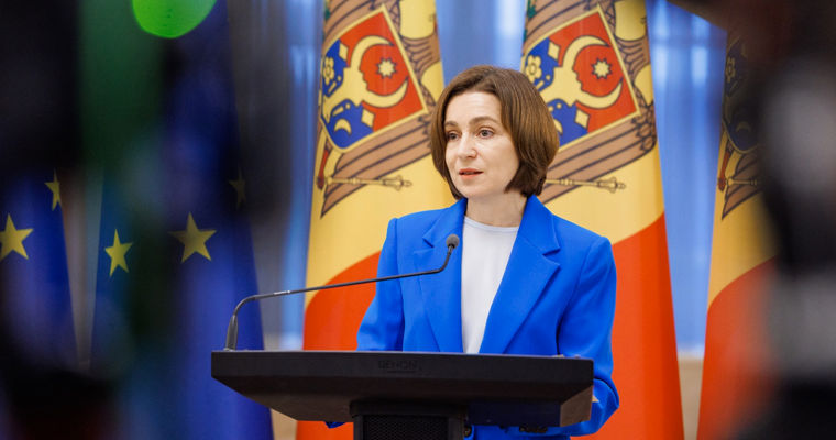 Санду: Молдова должна стать частью ЕС, чтобы определять свое будущее без влияния Москвы.