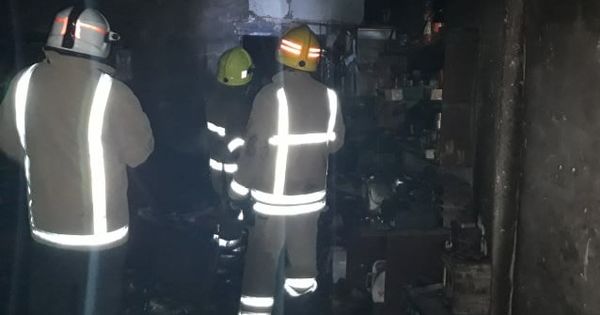 В Унгенах возле здания прокуратуры вспыхнул пожар.