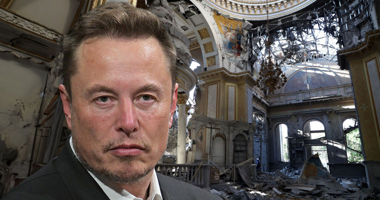 Маск: Если война в Украине продлится достаточно долго, падет и Одесса. Коллаж: Point.md