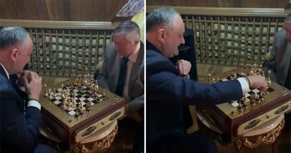 Семья президента радушно приняла высокого гостя в своем доме.