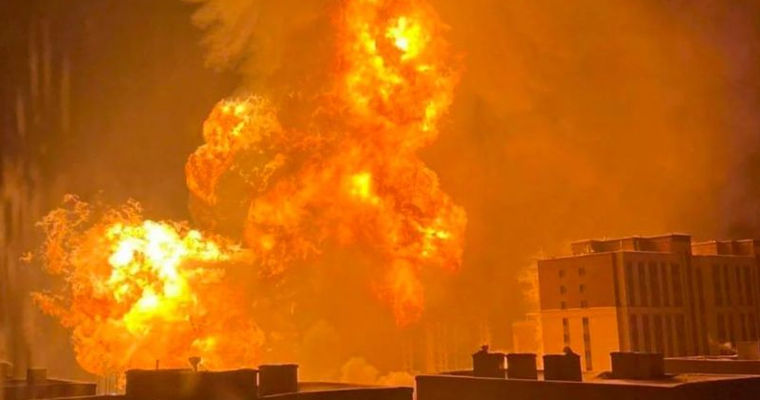 В столице Монголии взорвался грузовик с газом, есть погибшие.