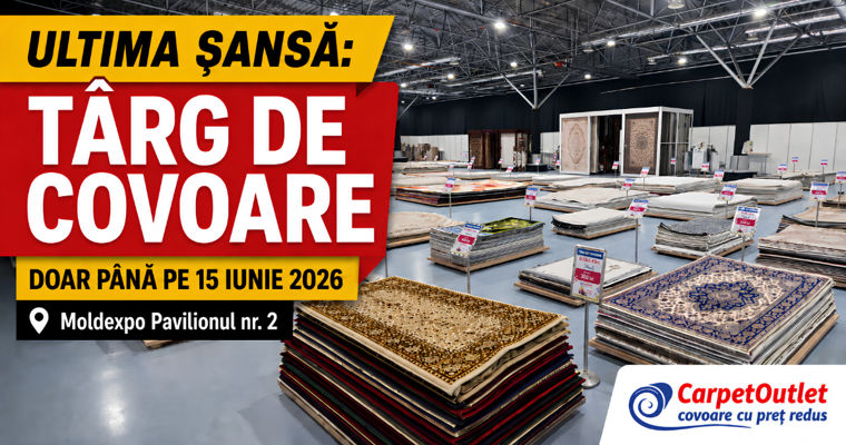 Carpet Outlet в Moldexpo: Последний шанс - ярмарка ковров продлится только до 15 июня
