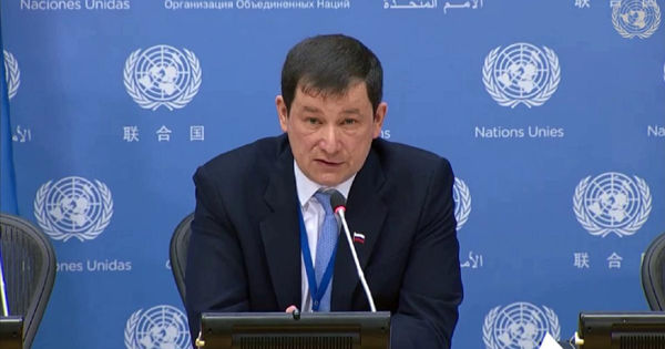 Заместитель постпреда России при ООН Дмитрий Полянский.