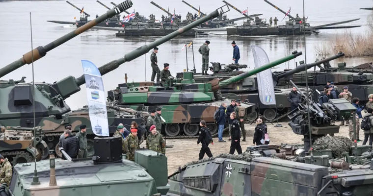 Танки НАТО форсировали Вислу: в Польше продолжаются учения Steadfast Defender 24.