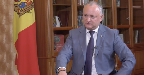 Президент РМ Игорь Додон.
