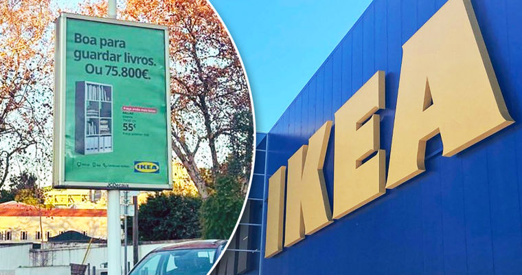 IKEA высмеивает политический скандал в Португалии в новой рекламной кампании. Коллаж: Point.md