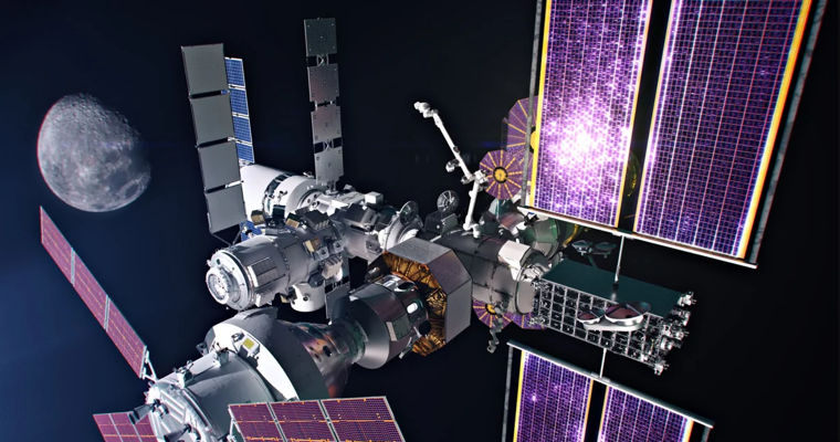 NASA приостановило создание окололунной станции Gateway.