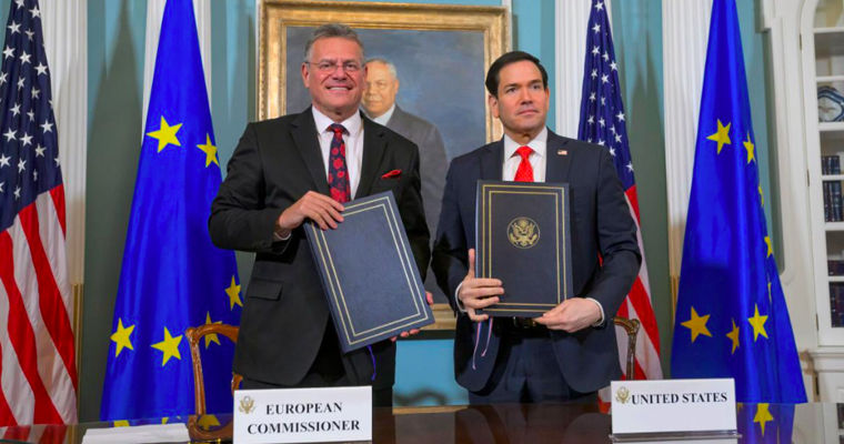 США и ЕС подписали меморандум о партнерстве в сфере критически важных минералов.