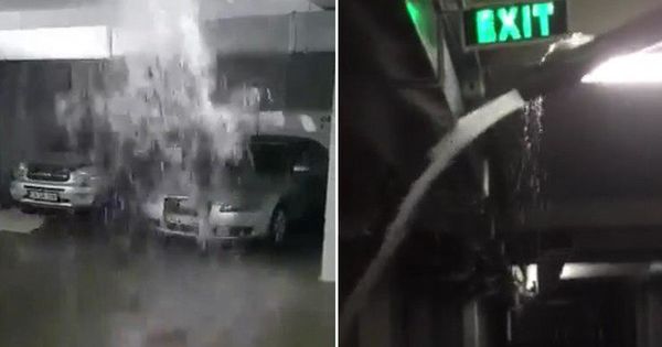 В одной из новостроек на Малой Малине произошел сильный потоп.