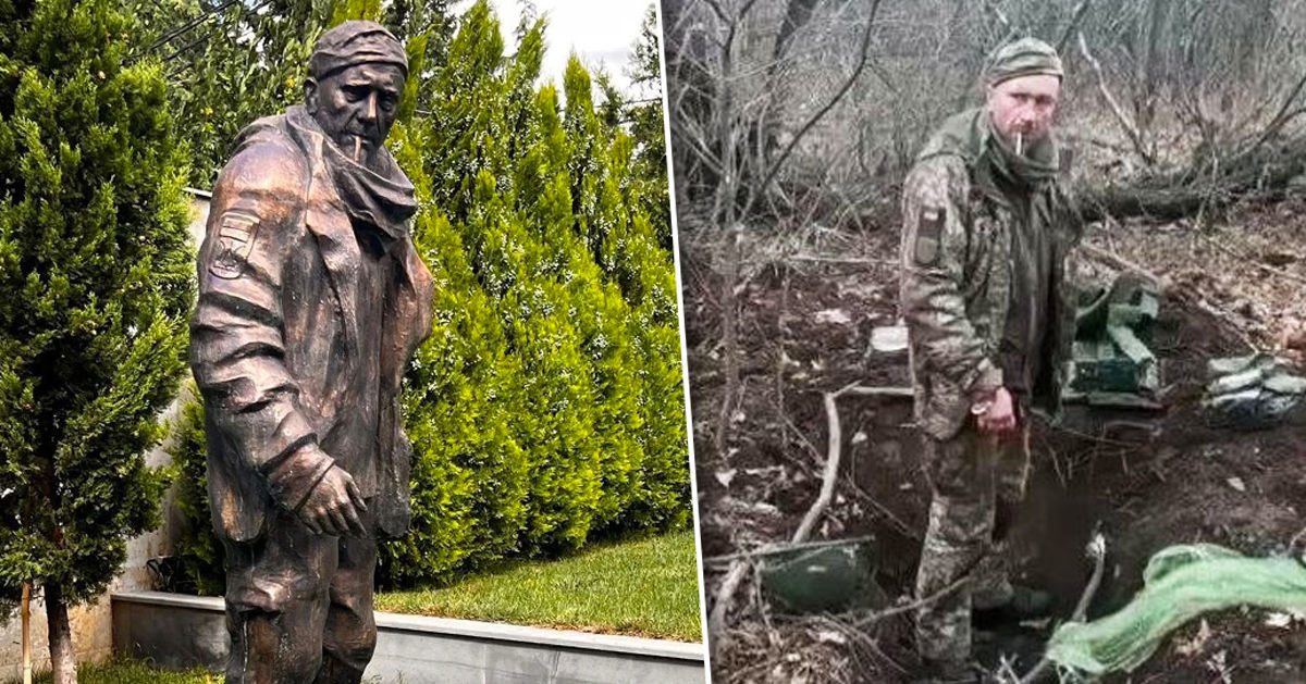 В Грузии появился памятник Герою Украины Александру Мациевскому, уроженцу Молдовы. Коллаж: Point.md