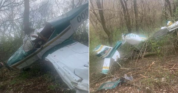 Крушение самолета: пилот и пассажир из салона выбрались самостоятельно