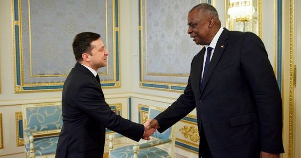 Зеленский встретился с главой Пентагона.