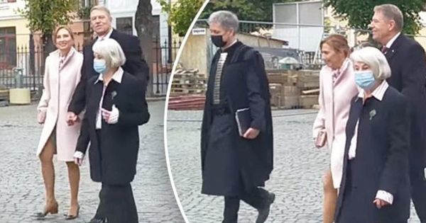 Президент Румынии и его жена нарушили COVID-меры на церемонии в Сибиу. Коллаж: Point.md
