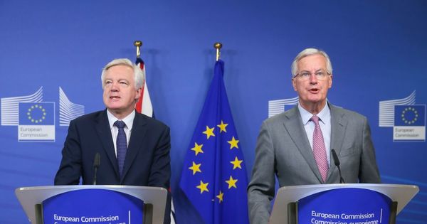 Brexit Reuniune A Negociatorilor Britanici și Ue La Bruxelles