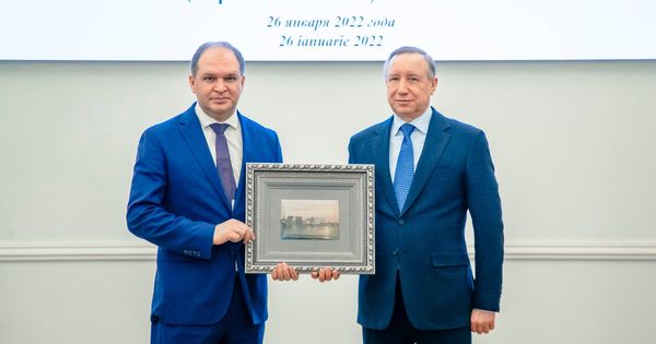 Чебан обсудил с губернатором Санкт-Петербурга совместные проекты.
