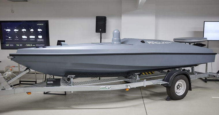 ГУР: Украина топит российский флот с помощью морских дронов Magura V5.