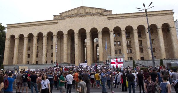 В Грузии пройдет митинг за восстановление прежних отношений с Россией.