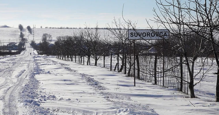Село в Фалештском районе оказалось заблокированным из-за снегопада.