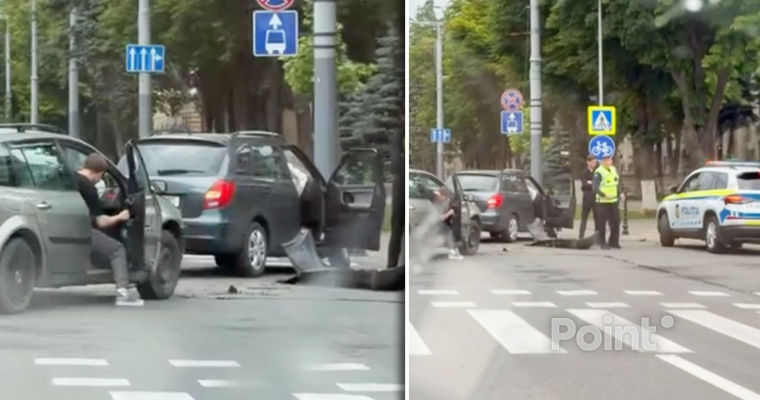 В результате ДТП в центре столицы пострадала девочка-подросток.