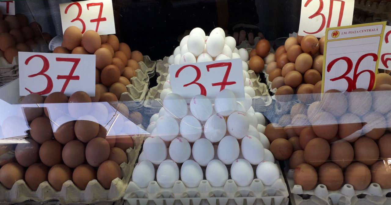 На Центральном рынке Кишинева дорожают яйца и другие продукты