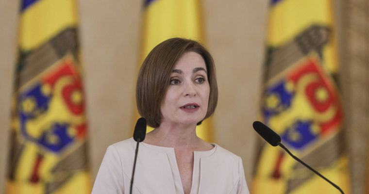 Майя Санду приветствует выделение Украине кредита ЕС: Единство – это сила.