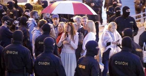 В Минске проходит женская акция протеста.