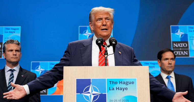 Белый дом опубликовал видео визита Трампа на саммит НАТО в Гаагу: Папочка вернулся.