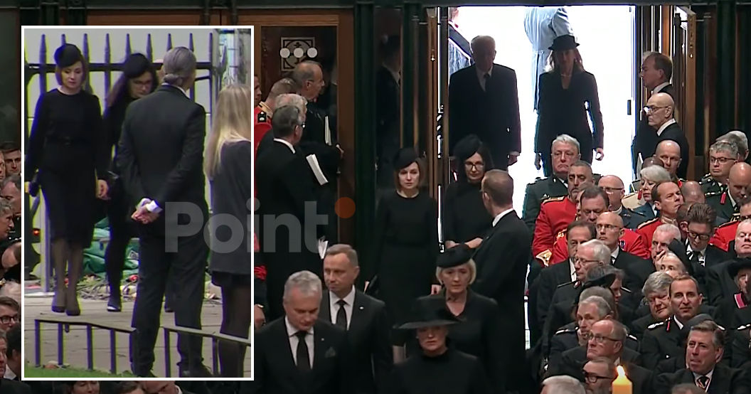 Президент Молдовы Майя Санду присутствует на похоронах королевы Великобритании Елизаветы II.