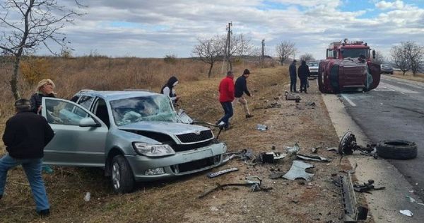 В результате аварии под Криулянами пострадали ребёнок и женщина