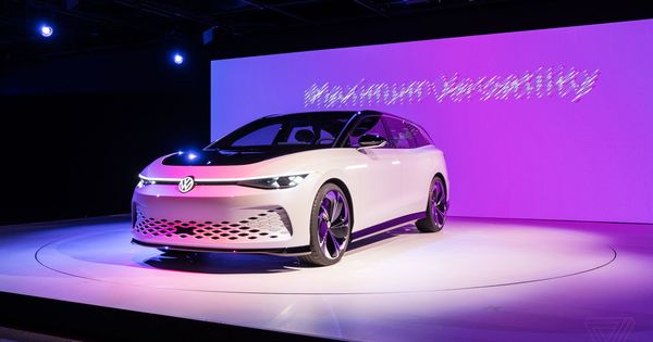 Представлен электрический универсал Volkswagen ID Space Vizzion.
