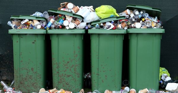 Le-au pus tomberoane la poartă, dar aruncă gunoiul în drum