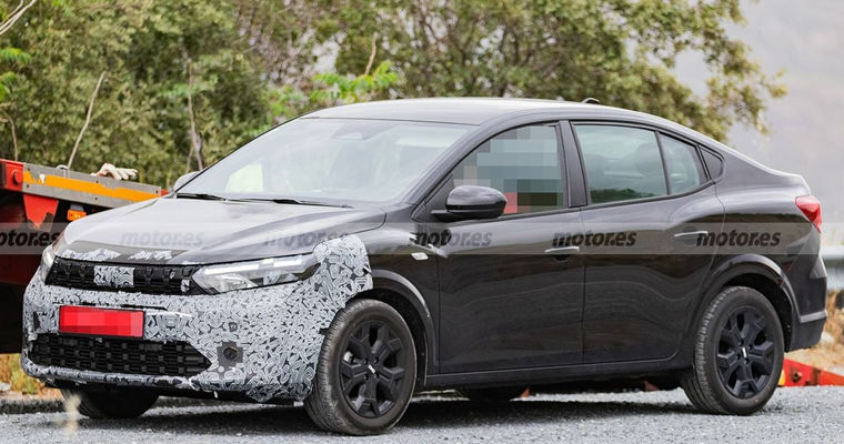  Foto zu Noul Logan 2026 a fost surprins pe stradă pentru prima dată 