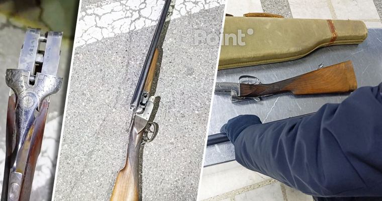 O armă de foc ascunsă într-o mașină, găsită la vama Leușeni.