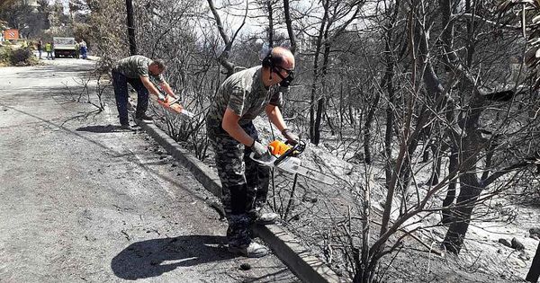 Сожжённые пожарами районы Греции теперь стали уязвимы и для наводнений. 