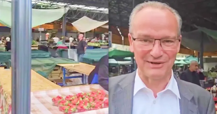 Un ministru german a ținut un discurs în Piața Centrală din Chișinău