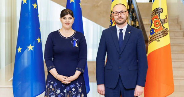 Министр юстиции Серджиу Литвиненко встретился с главой Европейской прокуратуры Лаурой Кодруцой Кёвеши.