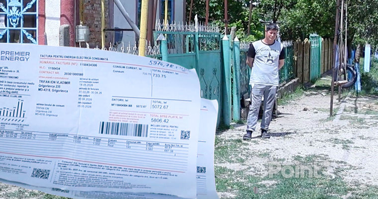 В Молдове мужчина жалуется на счета за электричество при "почти нулевом потреблении".