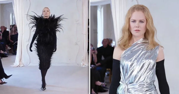 Рената Литвинова стала моделью Balenciaga и прошла по подиуму перед Земфирой. Коллаж: Point.md