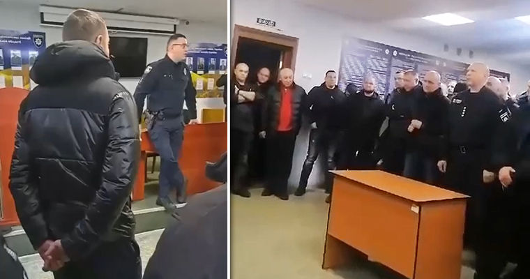 Полицейские в Днепре отказались вступать в ряды штурмовиков.