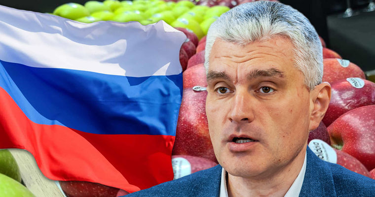 Слусарь: Москва вводит эмбарго в период массовых продаж молдавских яблок в РФ.
