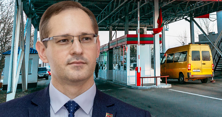 Виталий Игнатьев опасается приезжать на правый берег Днестра. Коллаж: Point.md