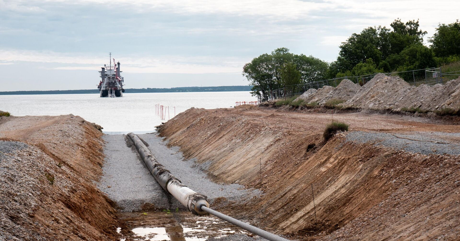 Эстония об аварии на газопроводе: Ущерб нанесен человеком